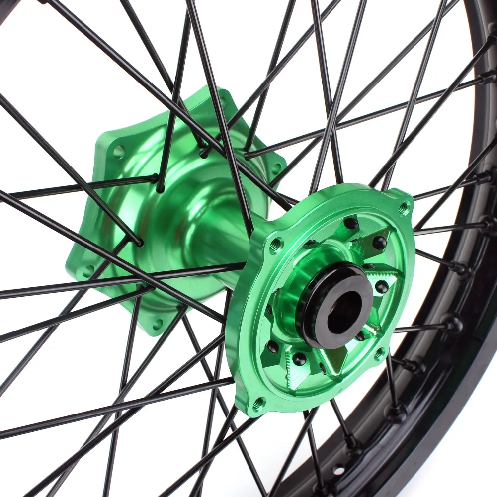 Передние и задние диски BIKINGBOY 36 спиц для KAWASAKI KX250F KX450F 06 17 KX 125 250 07 08 09 13 21*1 6 19*2 15