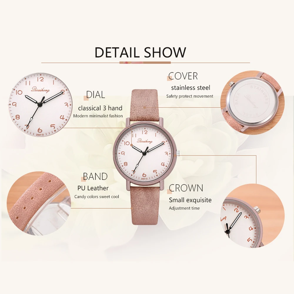 2018 женские часы модные кожаные Наручные Mujer Bayan Kol Saati Montre Feminino|Женские наручные