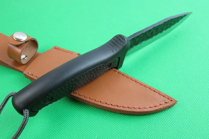 Black Forge Steel Hunting Knife Survival Knives Fixed Blade Camping Straight Tactical ABS Handle 730# | Инструменты