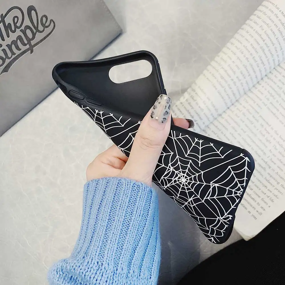 Boucho Soft TPU Phone Case For iphone XS MAX XR X Black Simple Scrub Back Cover 6 6S 7 8 plus Silicone Cases |