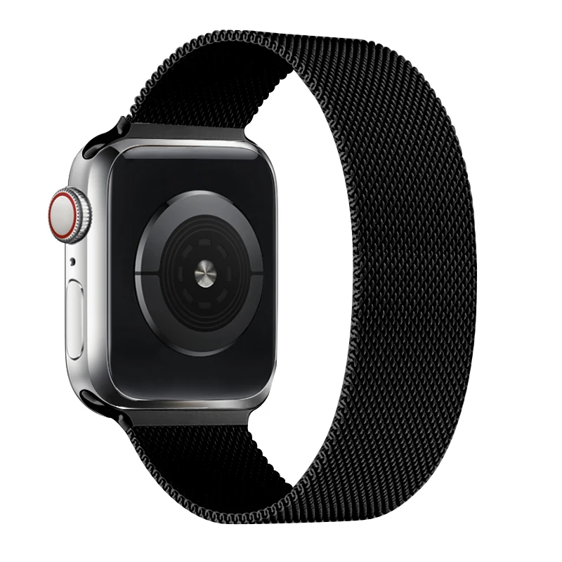 Миланский Браслет Нержавеющая сталь ремешок для наручных часов Apple Watch серии 1/2/3/4