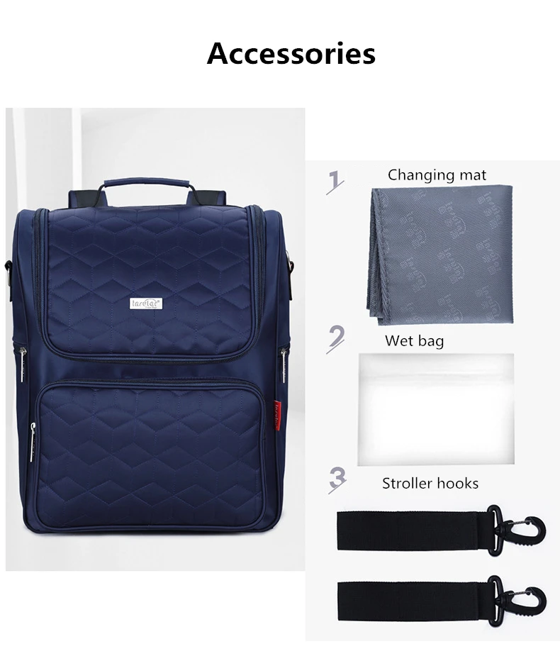 Водонепроницаемая сумка для мам, рюкзак для мам, вместительная сумка для детских подгузников, рюкзак для подгузников, сумка для ухода за реб... от AliExpress RU&CIS NEW