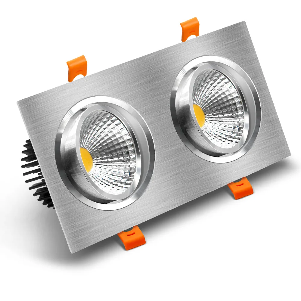 Dimmable led downlight lamp 14W 20w COB LED Spot Light Square Down light ceiling recessed Lighting Fixtures AC85-265V | Освещение