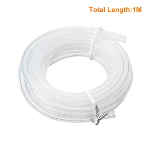UXCELL высококачественный 2x5 мм прозрачный силиконовый штамп, Полупрозрачная трубка, водяной воздушный насос, шланг, шланг для домашнего пивоварения, длина 1 м 2 м