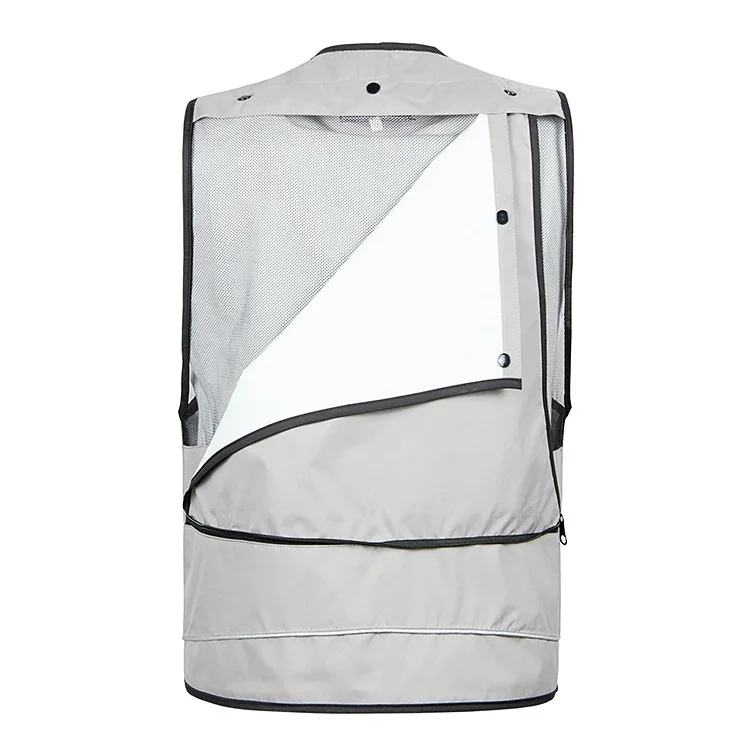 Летняя тонкая сетчатая безрукавка для мужчин повседневная Рабочая верхняя