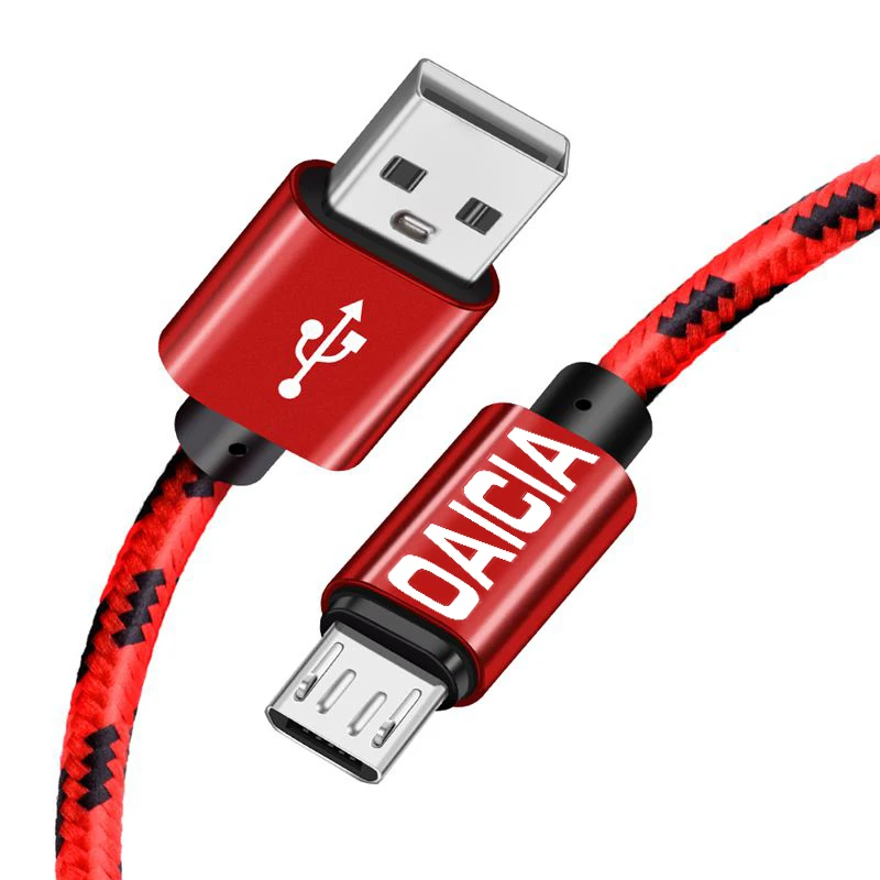 1 м 2 м Micro USB кабель 3A Быстрая зарядка Microusb кабель для зарядки samsung Xiaomi Redmi Note 5 Pro Android Micro USB зарядное устройство - Цвет: Красный