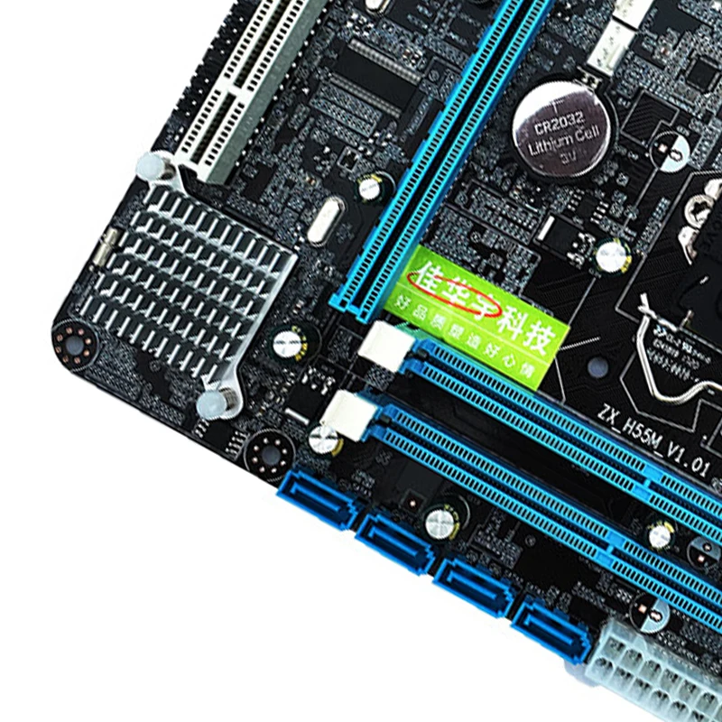 Jiahuayu новая H55 Настольная компьютерная материнская плата LGA1156 поддерживает