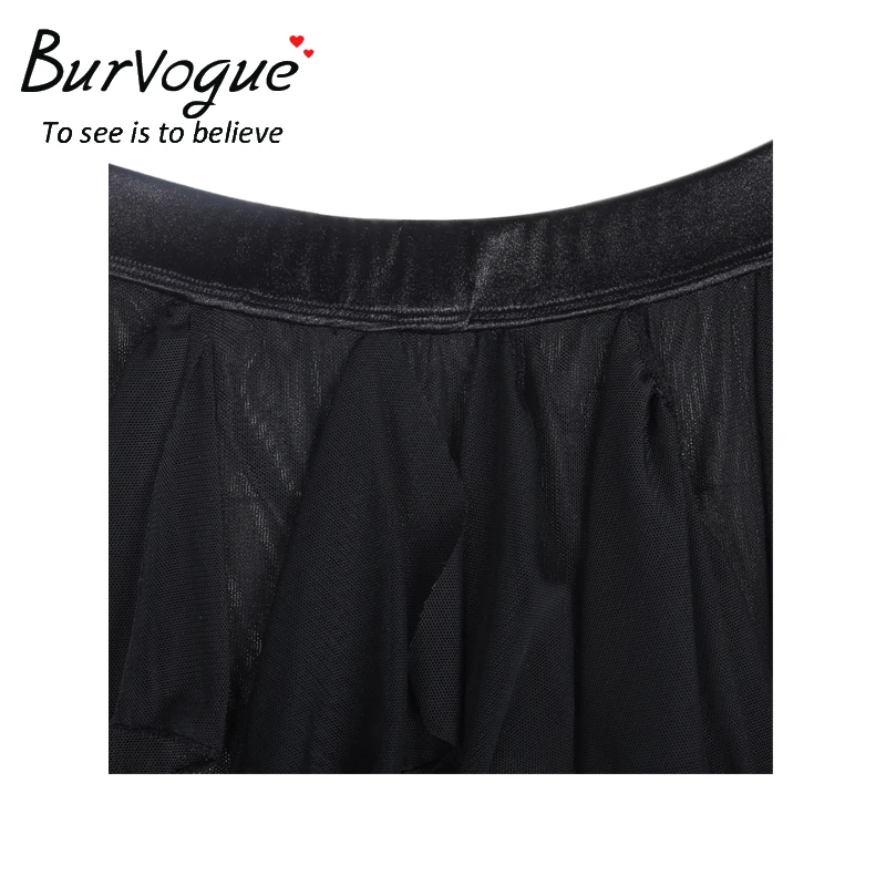 Burvogue женская новая юбка в стиле стимпанк Готическая кружевная длинная юбка макси стимпанк корсет юбки Бальные юбки с оборкой