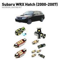 led interior lights for subaru wrx hatch 2000 2007 8pc led lights for cars lighting kit automotive bulbs canbus