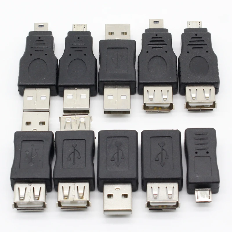 10 шт. переходник OTG 5pin F/M Mini Changer USB Папа мама Micro адаптер гаджеты|usb f|usb adapter usbusb |