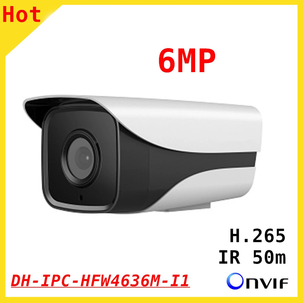 DH 6MP ip камера IPC HFW4636M I1 1080 P 1/2. 9 CMOS водостойкая видеонаблюдения безопасности День