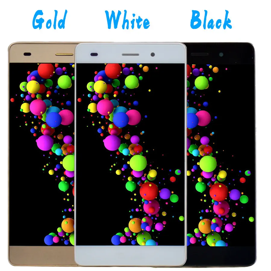 Для Huawei P8 Lite ЖК-дисплей сенсорный экран дигитайзер для сборки с корпусом запасные