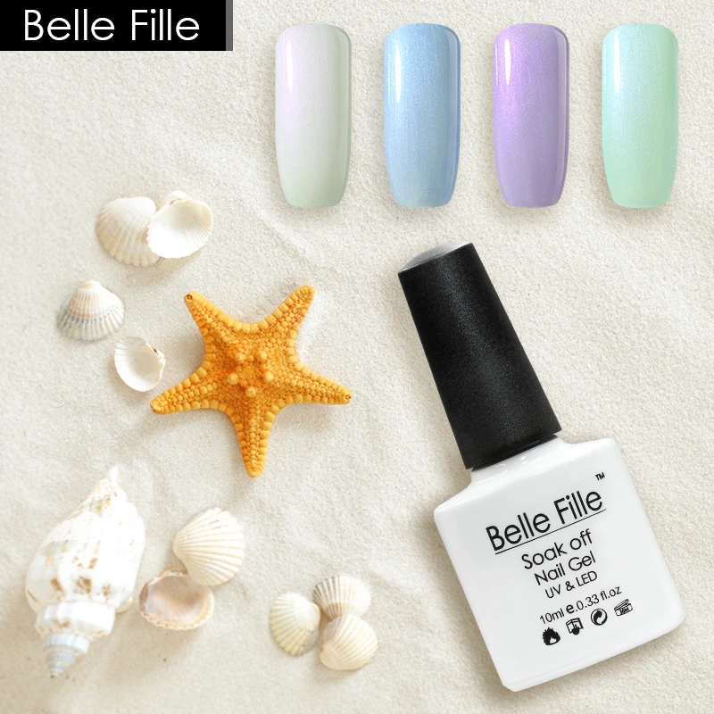 Оптовая продажа 10 шт. мл В виде ракушки жемчуг Косметическая пудра Цвет УФ Гели