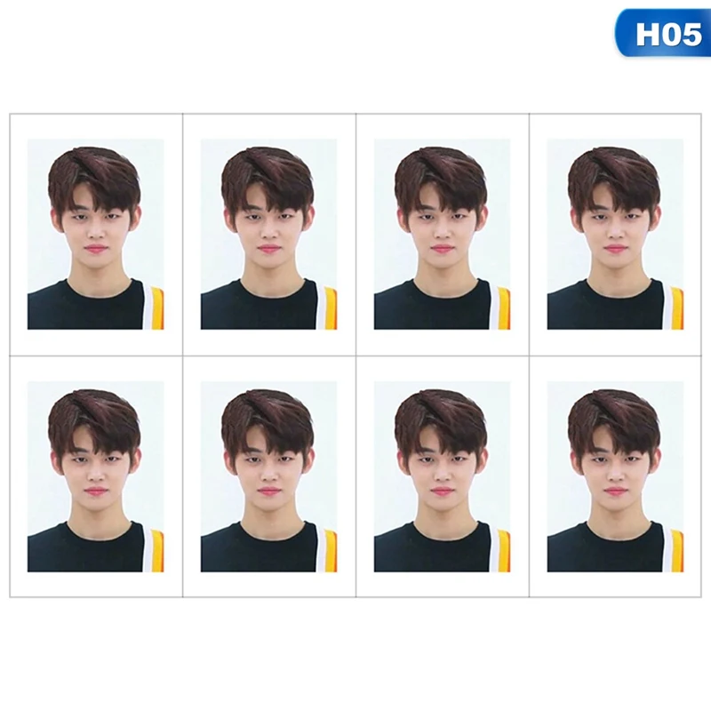 H05 Kpop TXT для членов школы, ID, фото, The Dream Chapter: Star Taehyun Beomgyu, Униформа, Фотокарта, Soobin Yeonjun, коллективные карты, 8 шт - Цвет: H05