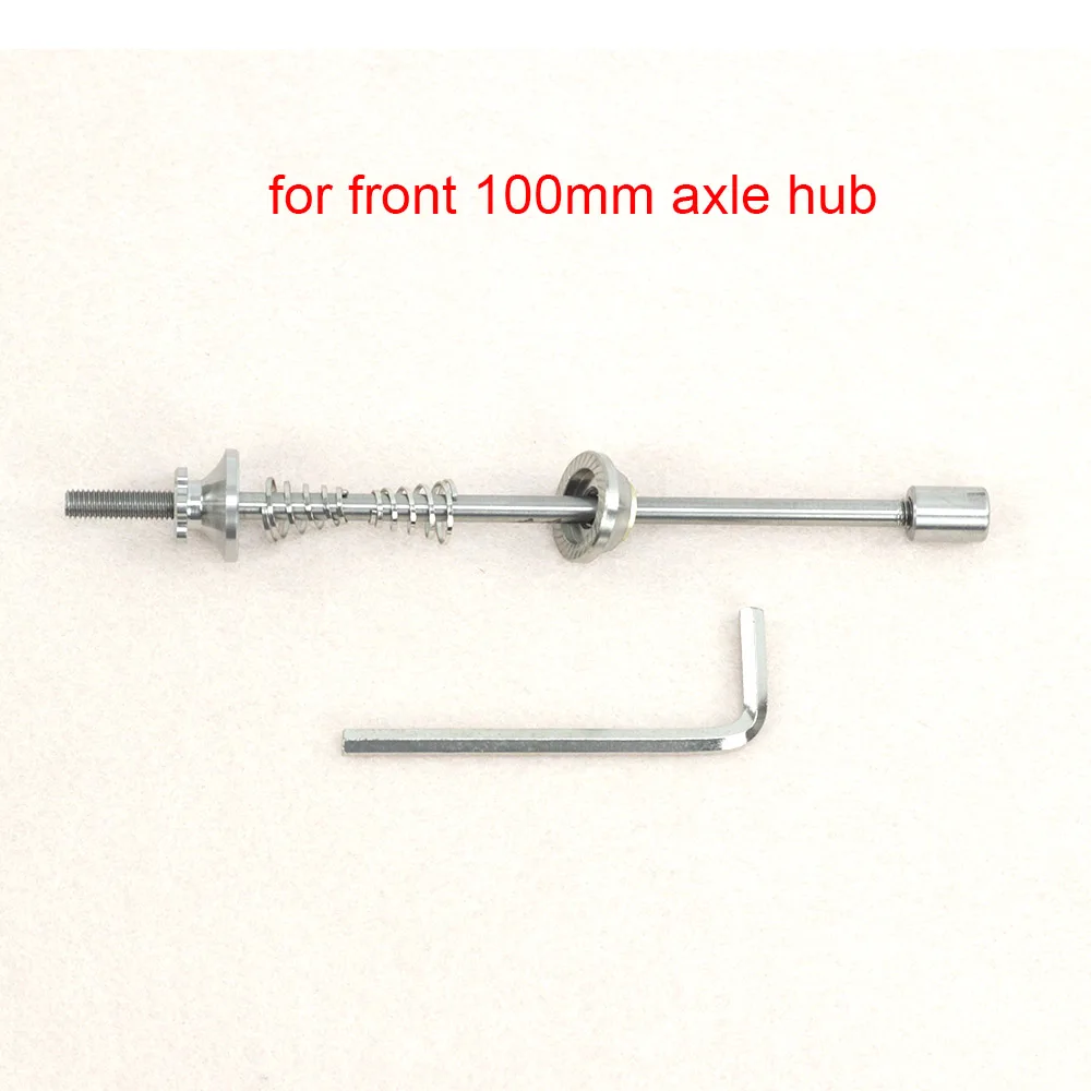 1pcs full ti 100mm Титановые шампуры Ti Quick Release MTB дорожный складной велосипед с шестигранной головкой M4 74 мм 100 мм 130 мм 135 мм MTB медленный выпуск QR шампура - Цвет: 1pcs full ti 100mm