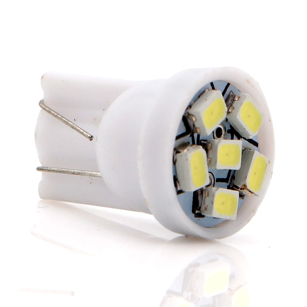 20 шт. 50 500 12 В T10 1206 6 SMD смешанные цвета светодиодные лампы зазор световая дверь