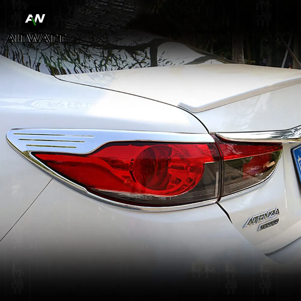 Для Mazda 6 M6 Atenza 2013 2014 2015 задний светильник крышка лампы ABS хромированная рамка