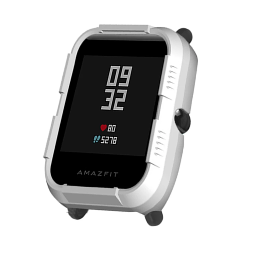 AKBNSTED PC защитный чехол для Huami Amazfit Bip Молодежные часы Защитный рамка аксессуары