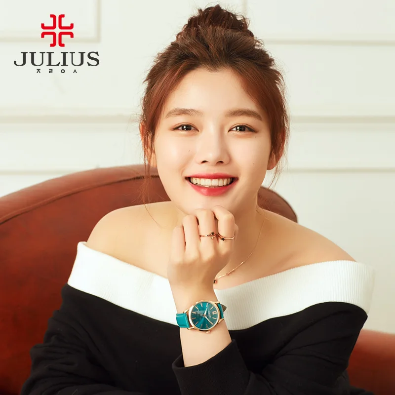 Julius 2017 Весенние новые дизайнерские часы для мужчин и женщин повседневные