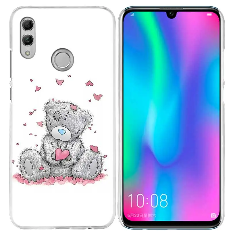 01 Teddy Me To You Bear чехол для huawei Honor 8X Y9 9 10 Lite Play 7C 8C 8S 8A фотоаппаратов моментальной печати 7S 7A Pro V20 20i Y6 Y7 Y5 жесткий чехол из ПК для телефона - Цвет: 01