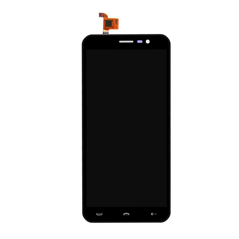 Черный HOMTOM S16 ЖК-дисплей+ сенсорный экран+ рамка в сборе жидкокристаллический графический планшет стеклянная панель для Tools S16+ Инструменты - Цвет: Черный