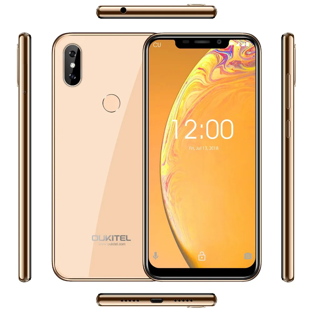 Мобильный телефон OUKITEL C13 Pro экран 6 18 дюйма 19:9 2 ГБ 16 Android 9 0 четырёхъядерный