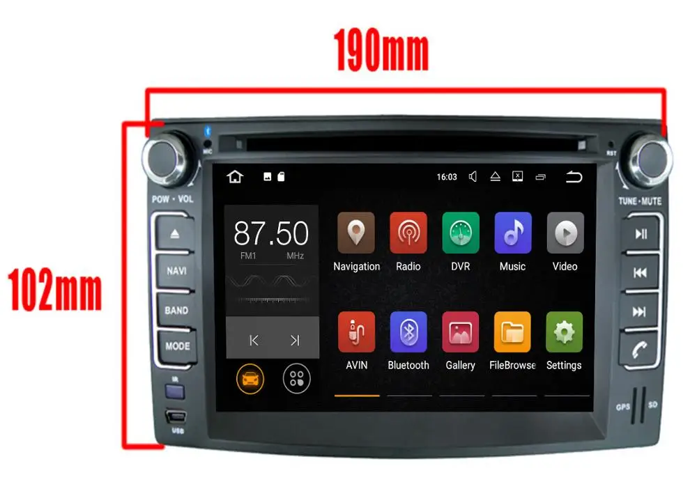 Android 10 система 4 + 32G автомобильный Радио плеер для kia Cerato Spectra Sorento Picanto Carnival LOTZE