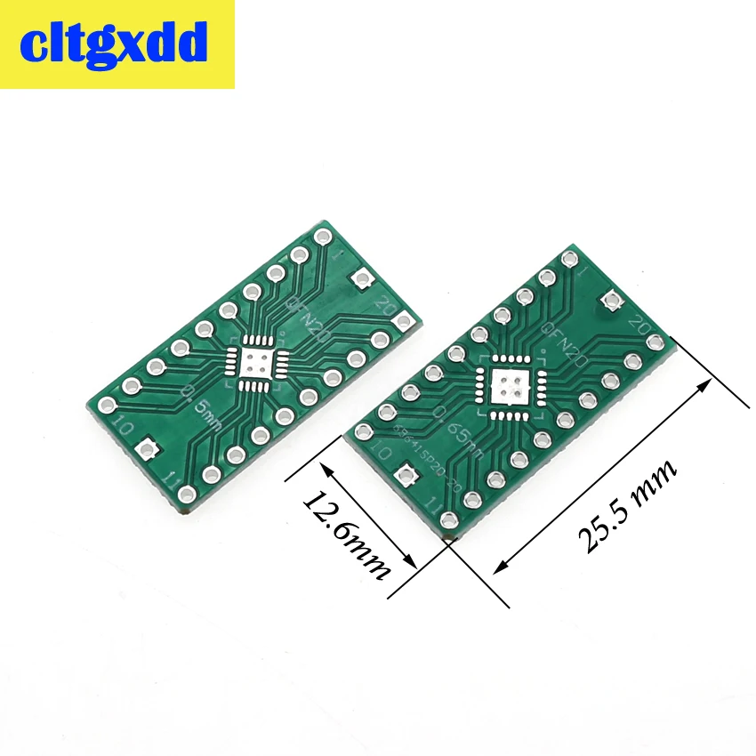 Cltgxdd 5 шт. QFN20 поворотный DIP20 DIP переключатель адаптер пластина 0 мм 65 LFCSP20 Pin PCB