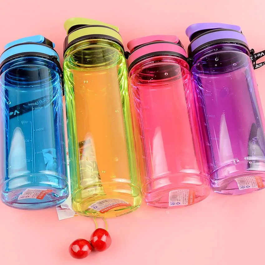 700 мл на открытом воздухе бутылка для воды Фитнес спортивные Портативный Пластик