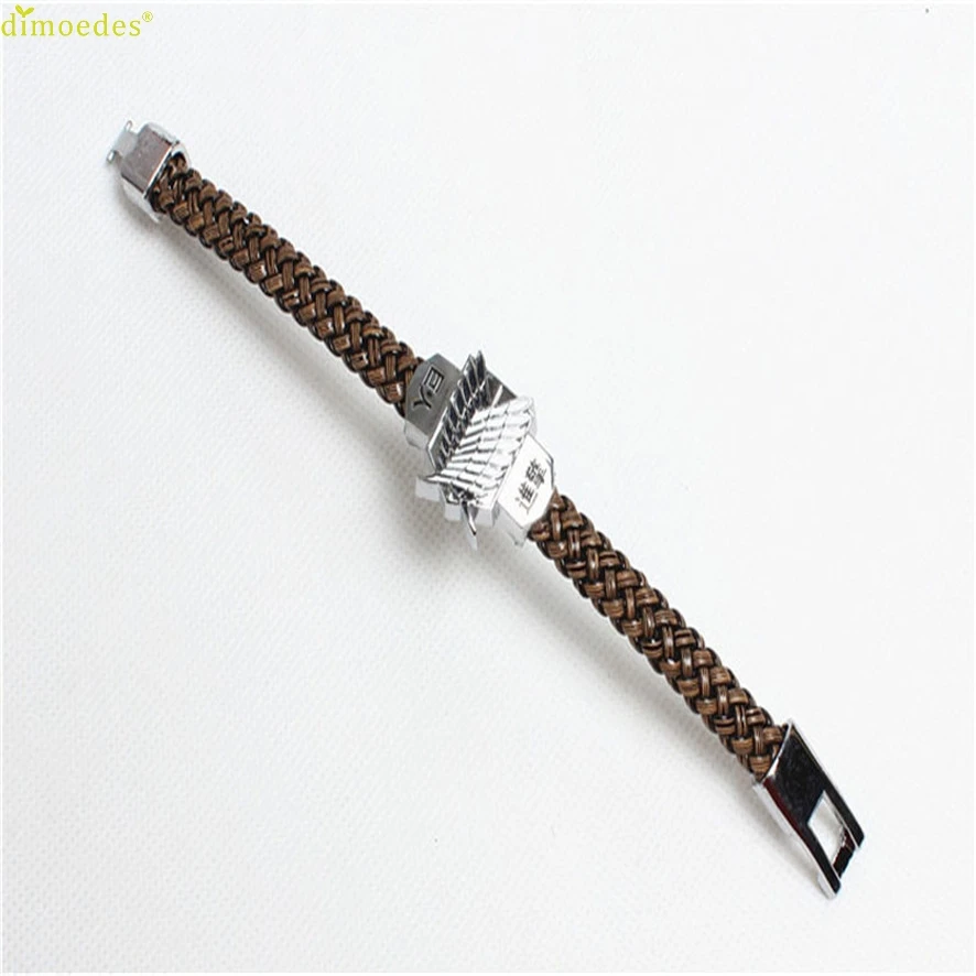 Хит бренд атака на Титанов Shingeki No Kyojin Косплей браслет костюма ремешок руку|bracelet