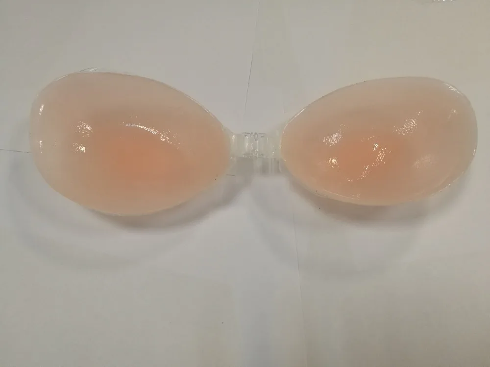 100 pcs Silicone Bra Invisible Push Up Sexy Strapless Bra Stealth Adhesive Backless Breast Enhancer For Women Lady Nipple Cover