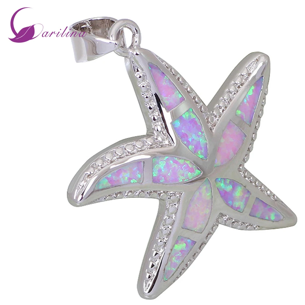 

New Statement Jewelry Silver Color Jewelry Fashion Jewelry Pink Fire Opal Pendant Fine Jewelry P084