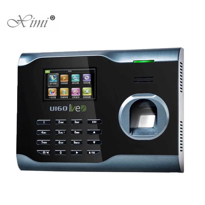 Good Quality ZK U160 WIFI TCP/IP Fingerprint And RFID Card Time Attendance System Employee Clock Recorder | Безопасность и защита