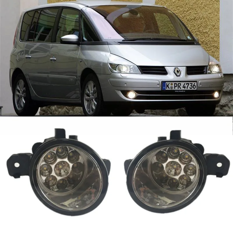 Автомобильный Стайлинг для Renault Espace J81 2002 2012 9 штук Светодиодный s Противотуманные