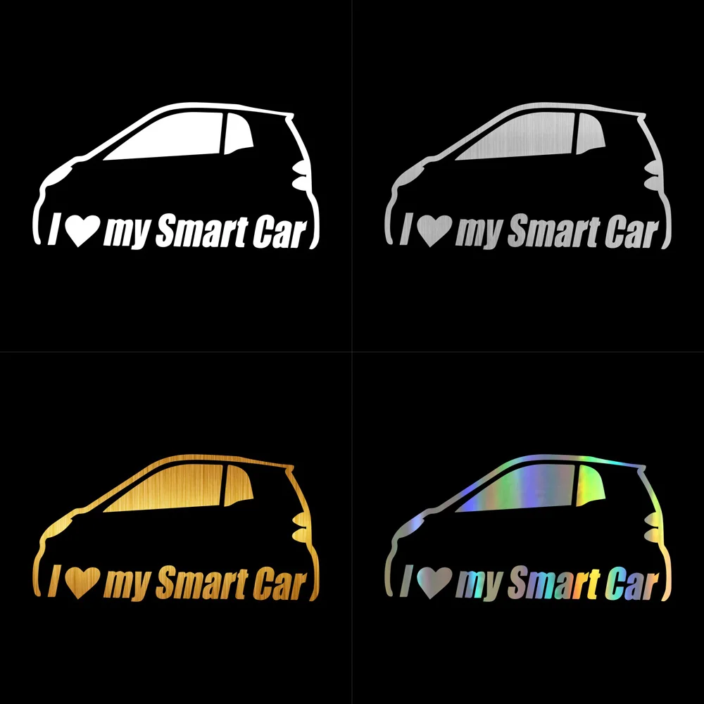 Наклейки для автомобиля I love my Smart Car забавные наклейки на бампер и Стайлинг