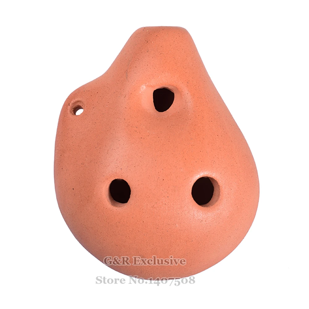 Китайская керамика Окарины Флейта 6 отверстий ALTO C Мини Подвеска okarino flauta AC ручная