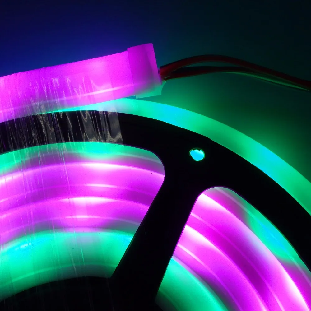4 м 60 светодиодов/м DC5V WS2813 RGB Адресуемая светодиодная неоновая Пиксельная полоса