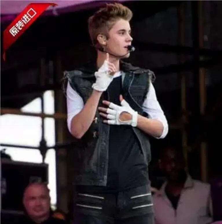 Ropa de XS-3XL para hombre, chaleco sin mangas de estrella Justin Bieber, vaquero, trajes de cantante de talla grande, novedad de 2022
