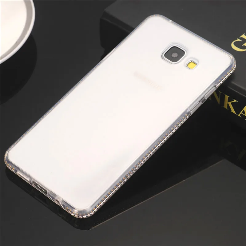 Блестящий чехол со стразами для Samsung Galaxy A6 2018 S8 S9 Plus S6 S7 Edge S5 A3 A5 A7 J1 J3 J5 J7 2016 2017 чехлы