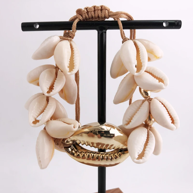 

Женский браслет в виде раковины PUKA COWRIE, браслет ручной работы высокого качества, подарок на лето, Новинка
