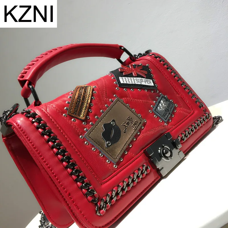 Женский кошелек KZNI из натуральной кожи через плечо L110607|de marque|shoulders womans bagsfemale handbags