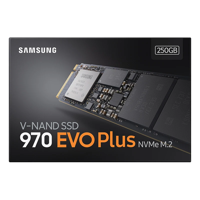 Samsung SSD 970 EVO Plus 250GB 500GB 1TB NVMe M.2 2280 Internal Solid State Hard Disk 970 Evo Plus SSD PCIe 3.0 x4, NVMe 1.3
