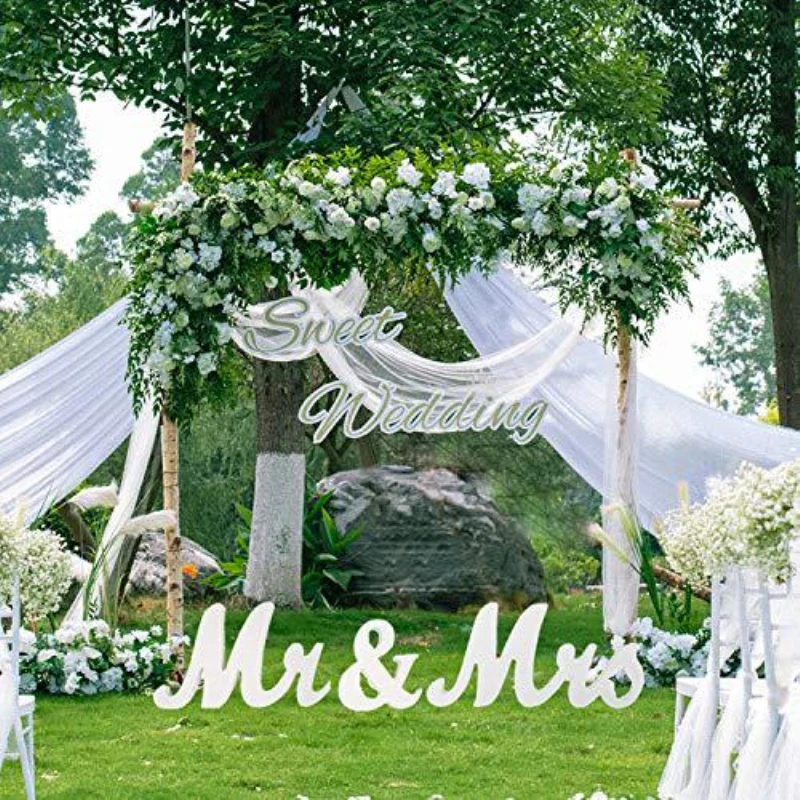 3 шт./компл. деревянный MR MRS Свадебные знаки золото деревянные номера свадебных столов декорации в виде букв ко Дню Святого Валентина вечерние буквы знак
