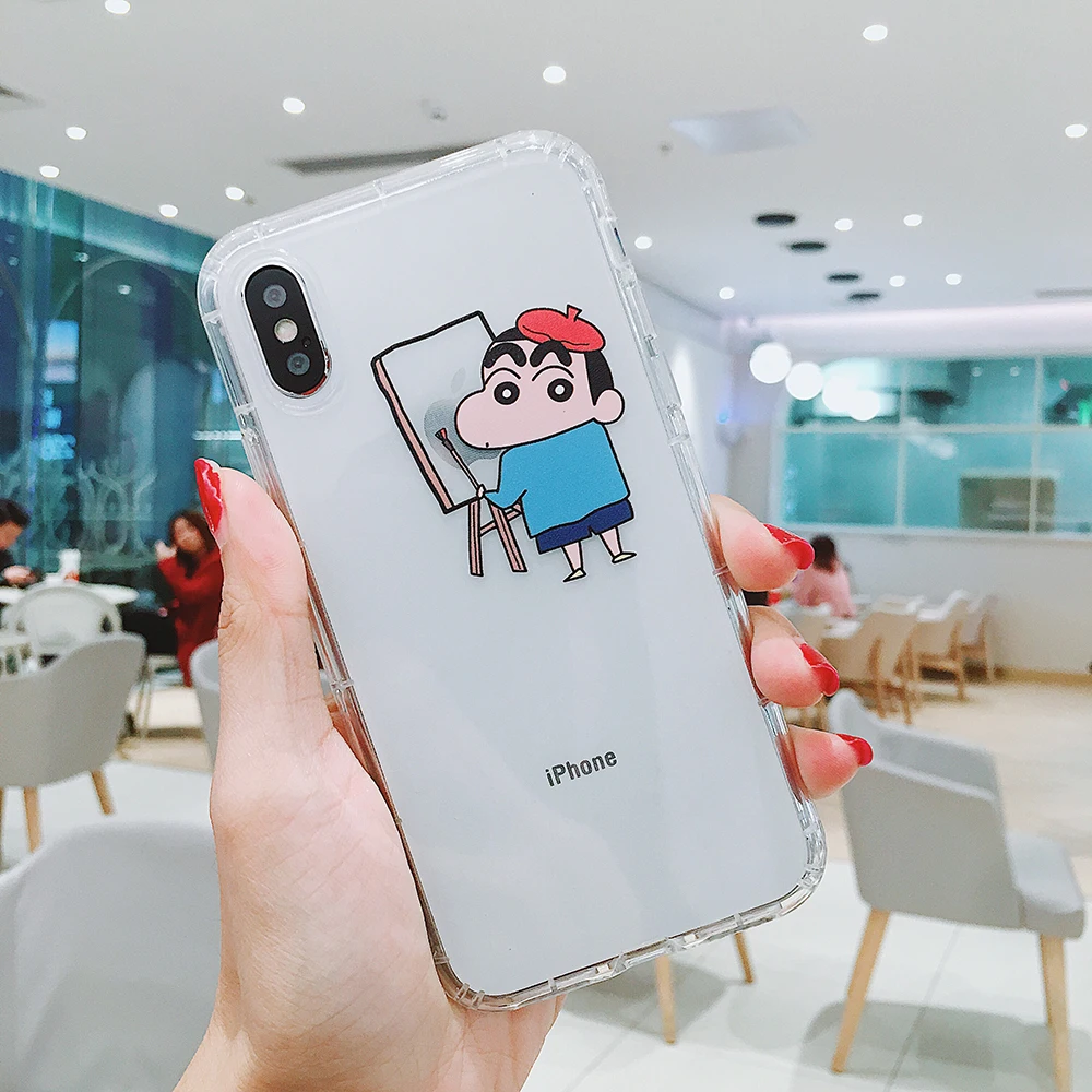 Прозрачный силиконовый чехол для iPhone X XR XS Max 8 7 6S Plus | Мобильные телефоны и