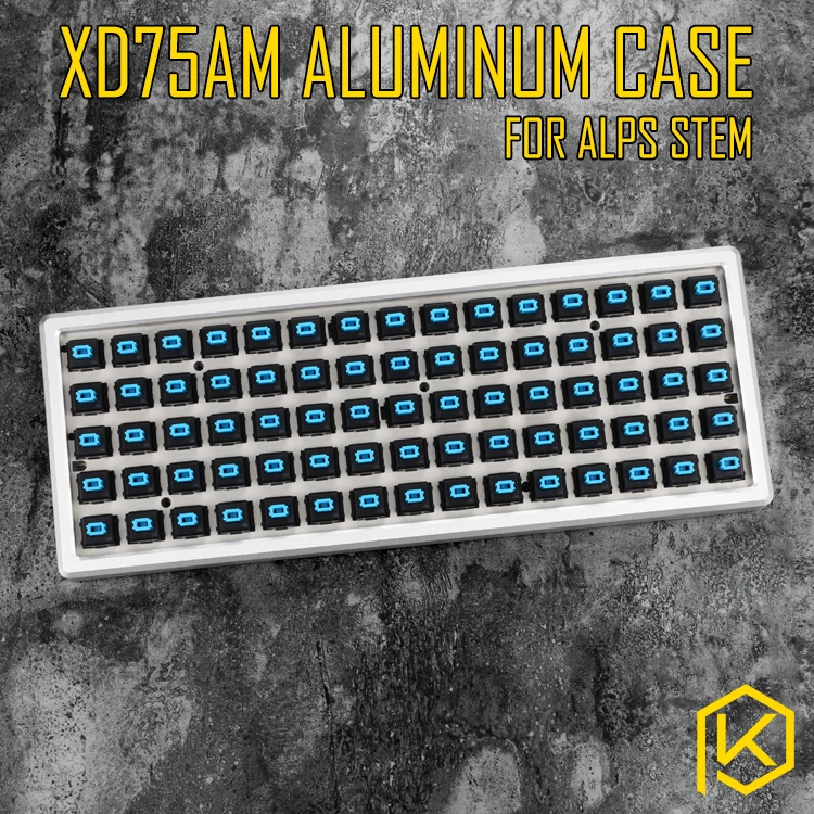 Чехол xd75 из анодированного алюминия для alps matias xd75am 60% клавиатура на заказ