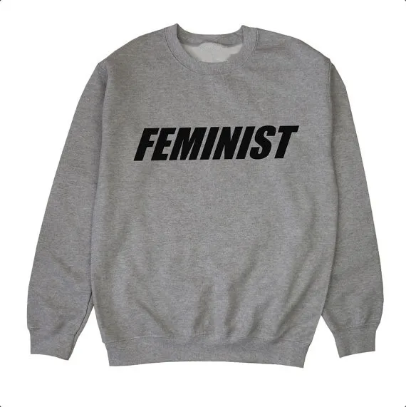 

Feminist Sweatshirt greys pullovers casual tops moletom do tumblr sweatshirt aesthetic Jumper casual tops sweatshrts