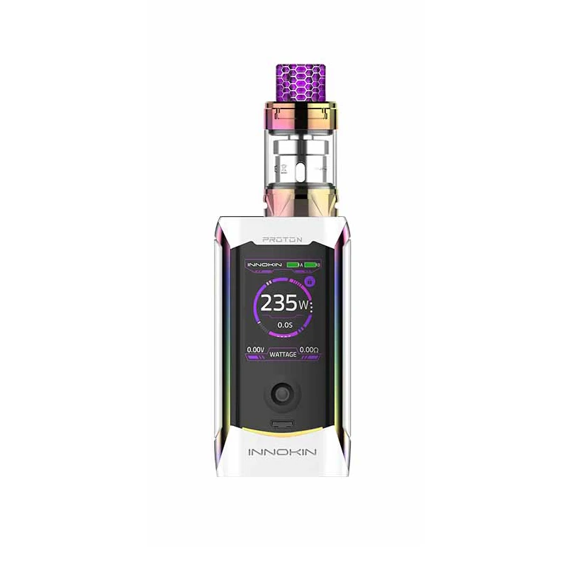 100% оригинальный Innokin Proton Plex 235 Вт TC комплект TFT дисплей экран коробка мод Atheon