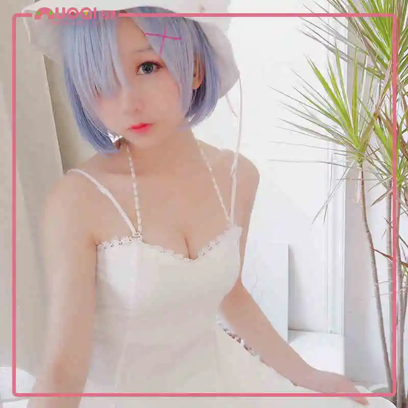 Белое платье для косплея Ram Rem из аниме RE: ZERO Start Life in other World| |