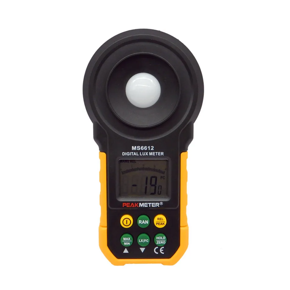 Цифровой светильник люкс MS6612 Lumenmeter Lux/FC метры люминометр с автоматическим ручным
