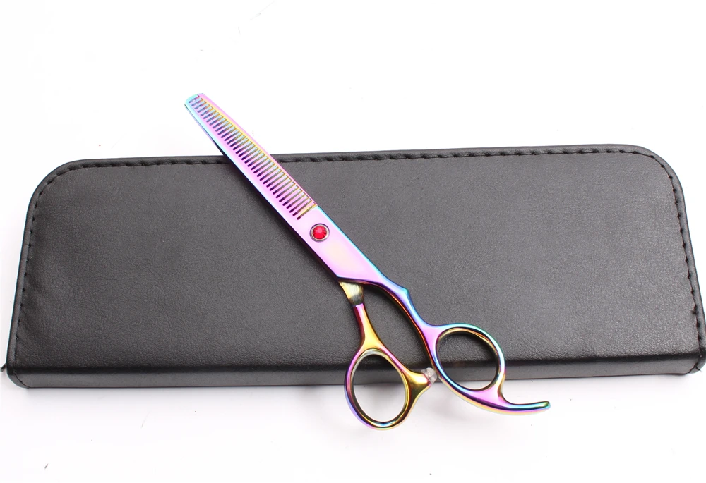 6.5&quot 18cm Jaoan Customized Logo Professional Pet Hair Scissors Cats Dogs Flur Clipping Shears Hairdressing Thinning C4007 | Красота и